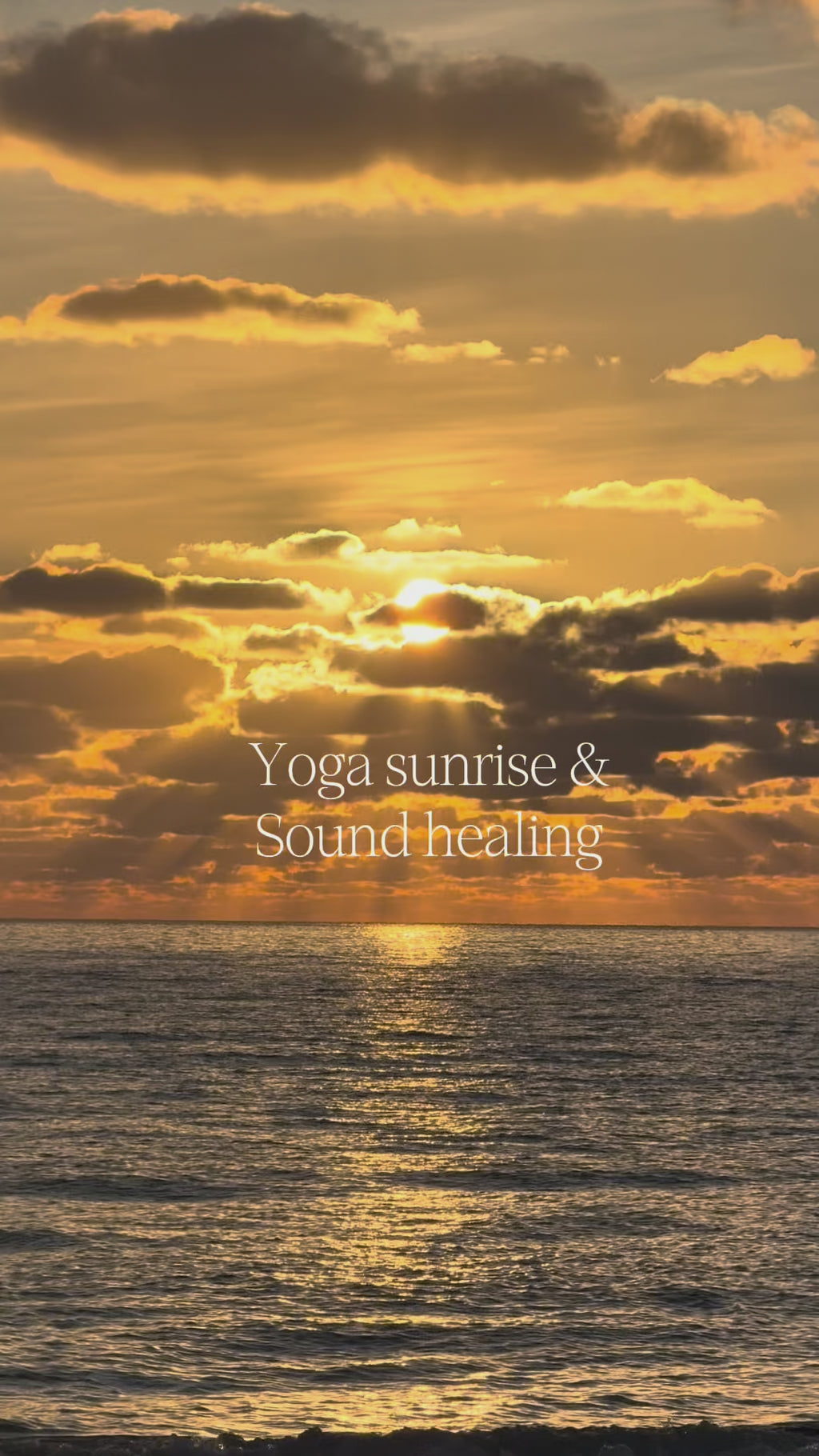SUNRISE YOGA & SOUND HEALING  | New Month Sunrise Ceremony
